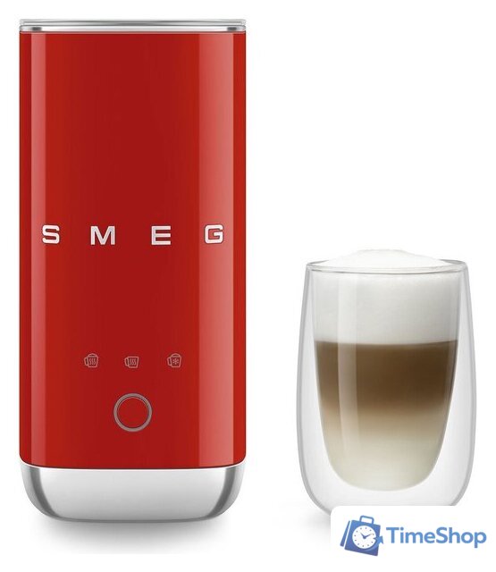 Автоматический вспениватель молока Smeg MFF02RDEU - Изображение №10 — Интернет-магазин Time-Shop