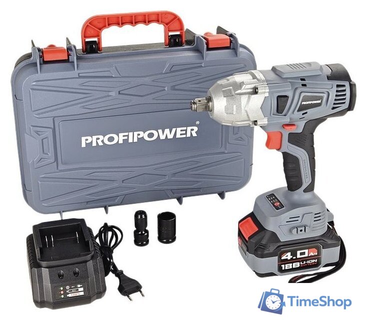 Гайковерт Profipower DWDTW-18V (с 1-им АКБ, кейс) - Изображение №1 — Интернет-магазин Time-Shop