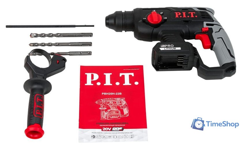 Перфоратор P.I.T. PBH20H-22B Solo (без АКБ) - Изображение №6 — Интернет-магазин Time-Shop