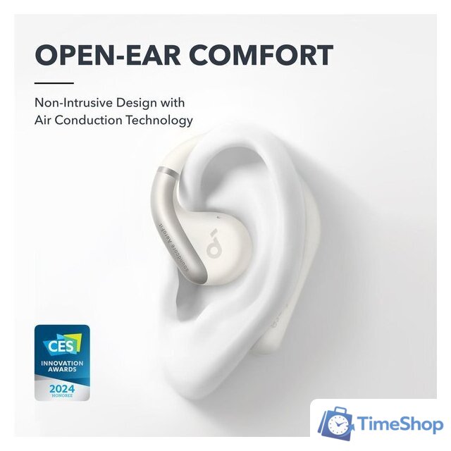 Наушники Anker Soundcore AeroFit (белый) - Изображение №2 — Интернет-магазин Time-Shop