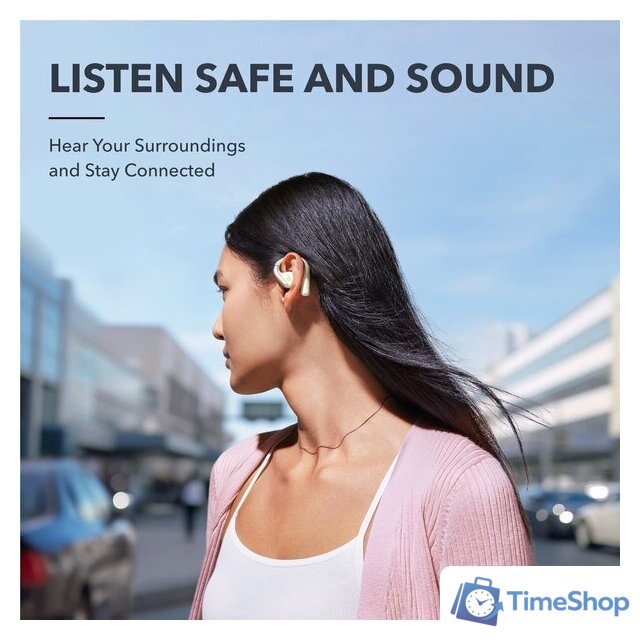 Наушники Anker Soundcore AeroFit (белый) - Изображение №3 — Интернет-магазин Time-Shop