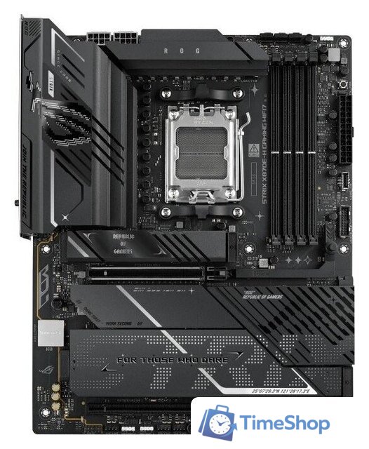 Материнская плата ASUS Rog Strix X870E-H Gaming WiFi7 - Изображение №1 — Интернет-магазин Time-Shop