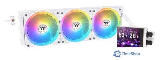Система жидкостного охлаждения для процессора Thermaltake MAGFloe 360 Ultra ARGB Sync Snow Edition CL-W433-PL12SW-A - Изображение №1 — Интернет-магазин Time-Shop