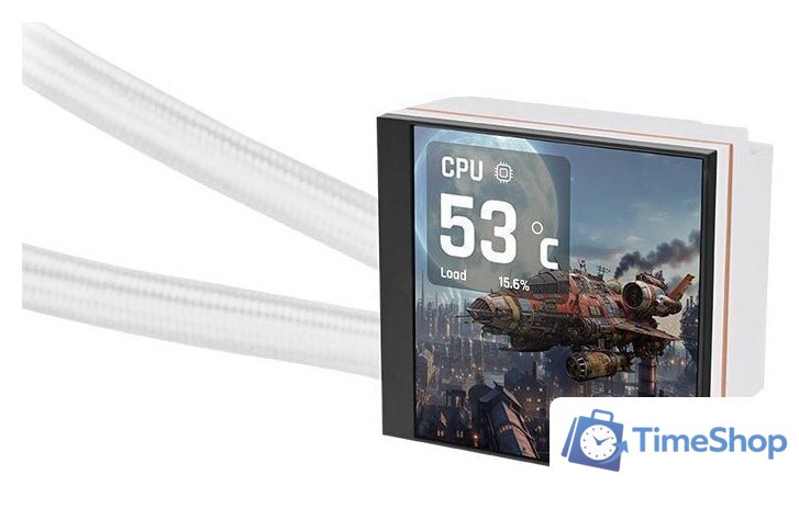 Система жидкостного охлаждения для процессора Thermaltake MAGFloe 360 Ultra ARGB Sync Snow Edition CL-W433-PL12SW-A - Изображение №2 — Интернет-магазин Time-Shop