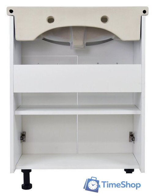  Doratiz Тумба Вега 60 под умывальник Балтика 60 (белый) - Изображение №3 — Интернет-магазин Time-Shop