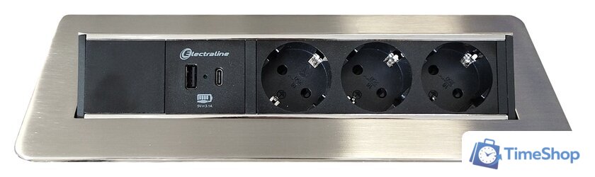 Блок розеток Electraline 62570 (2м) - Изображение №1 — Интернет-магазин Time-Shop