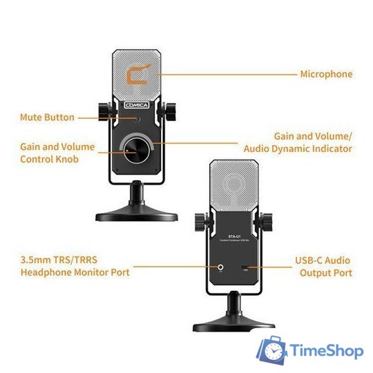 Проводной микрофон Comica STA-U1 - Изображение №7 — Интернет-магазин Time-Shop