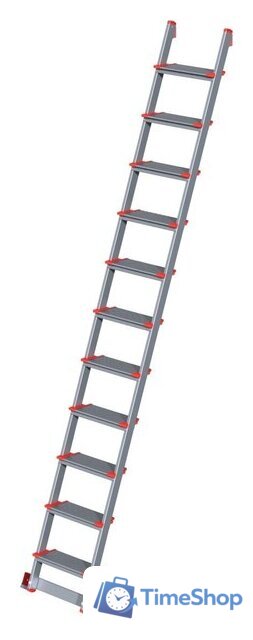 Лестница Новая высота NV 517 алюминиевая 11 ступеней - Изображение №1 — Интернет-магазин Time-Shop