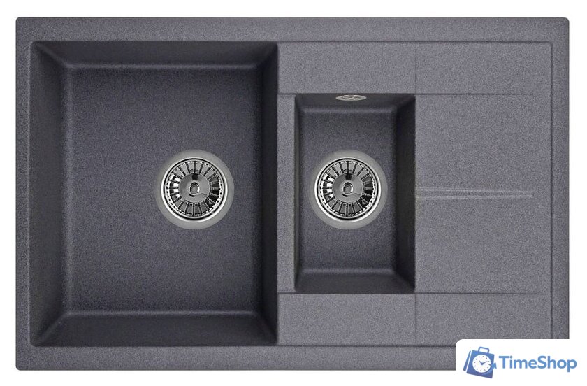 Кухонная мойка Granula 7802 (графит) - Изображение №1 — Интернет-магазин Time-Shop