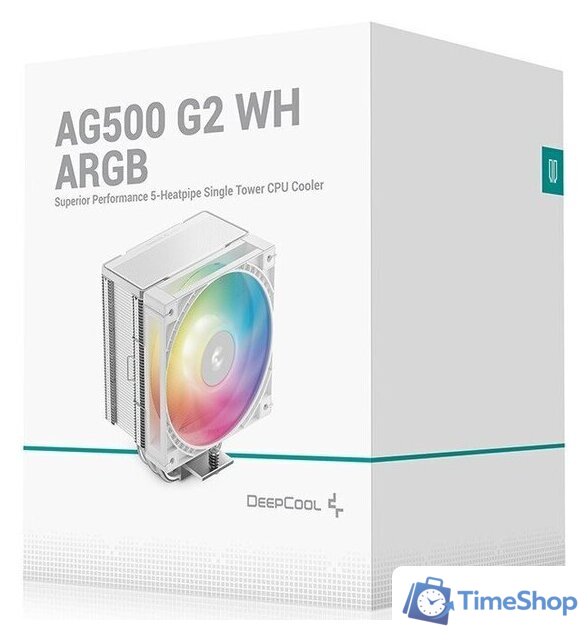 Кулер для процессора DeepCool AG500 G2 ARGB WH R-AG500-WHAMMG2-G - Изображение №9 — Интернет-магазин Time-Shop