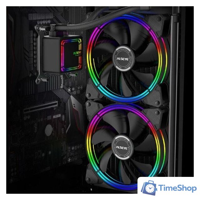 Система жидкостного охлаждения для процессора ALSEYE H280 - Изображение №5 — Интернет-магазин Time-Shop