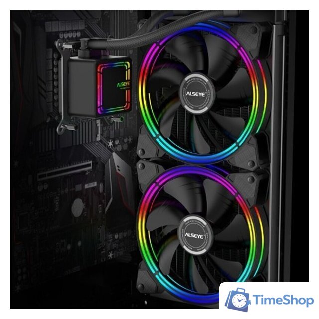 Система жидкостного охлаждения для процессора ALSEYE H280 - Изображение №5 — Интернет-магазин Time-Shop