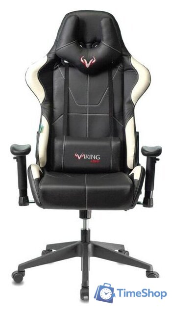 Игровое (геймерское) кресло Zombie Viking 5 Aero (черный/белый) - Изображение №2 — Интернет-магазин Time-Shop