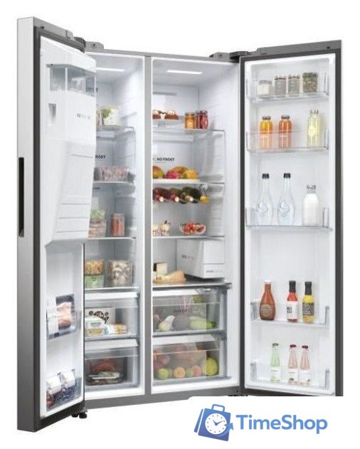 Холодильник side by side Haier HSW59F18DIMM - Изображение №16 — Интернет-магазин Time-Shop