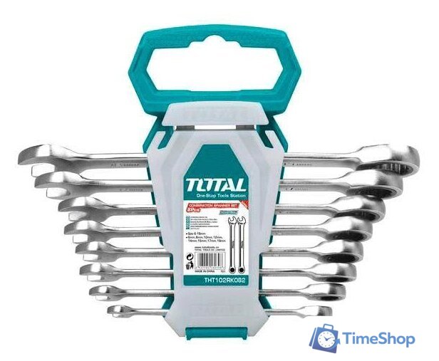 Набор ключей Total THT102RK086 (8 предметов) - Изображение №1 — Интернет-магазин Time-Shop