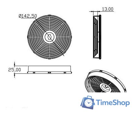 Угольный фильтр Evelux ECFA 2122 (2 шт) - Изображение №2 — Интернет-магазин Time-Shop