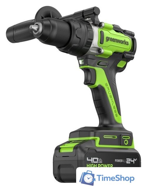 Ударная дрель-шуруповерт Greenworks GD24DD140 3707607CUB (с 1-им АКБ) - Изображение №17 — Интернет-магазин Time-Shop