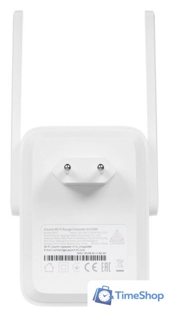 Усилитель Wi-Fi Xiaomi Mi Wi-Fi Range Extender AX1500 RN12 (международная версия) - Изображение №3 — Интернет-магазин Time-Shop