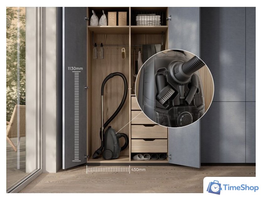 Пылесос Electrolux Clean 300 EB31C1DB - Изображение №5 — Интернет-магазин Time-Shop
