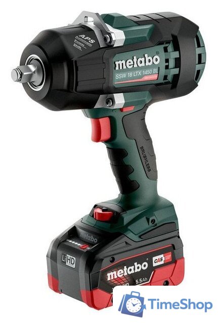 Гайковерт Metabo SSW 18 LTX 1450 BL 602401660 (с 2-мя АКБ, кейс) - Изображение №1 — Интернет-магазин Time-Shop