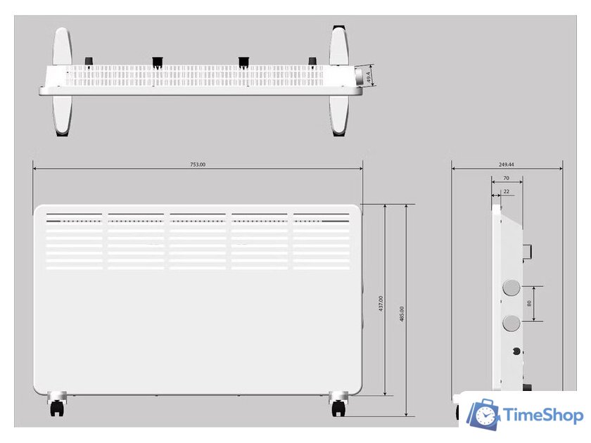 Конвектор Status For Life ST-EC-C2000(М)-S - Изображение №5 — Интернет-магазин Time-Shop