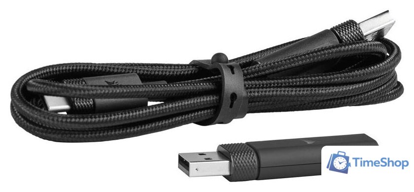 Наушники Corsair HS80 RGB Wireless (черный) - Изображение №6 — Интернет-магазин Time-Shop