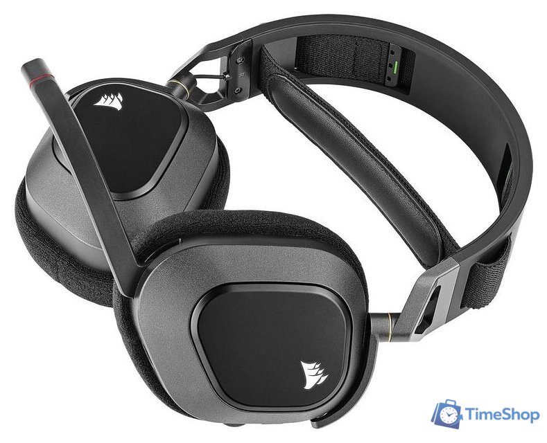 Наушники Corsair HS80 RGB Wireless (черный) - Изображение №4 — Интернет-магазин Time-Shop