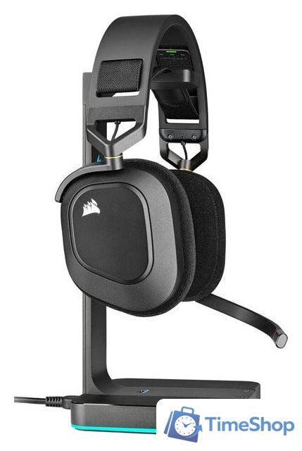 Наушники Corsair HS80 RGB Wireless (черный) - Изображение №5 — Интернет-магазин Time-Shop