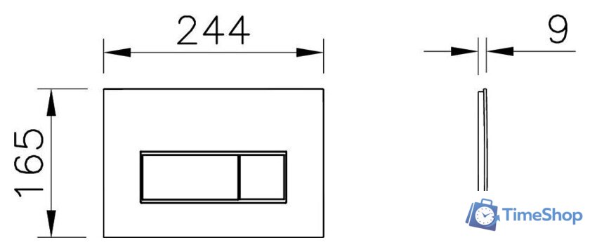 Инсталляция для унитаза Vitra V-Fix Core 800-1875 - Изображение №4 — Интернет-магазин Time-Shop