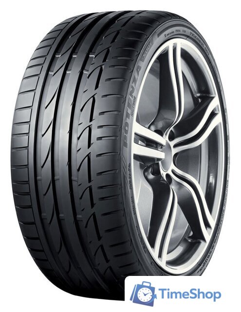 Летние шины Bridgestone Potenza S001 225/40R18 92Y (run-flat) - Изображение №1 — Интернет-магазин Time-Shop