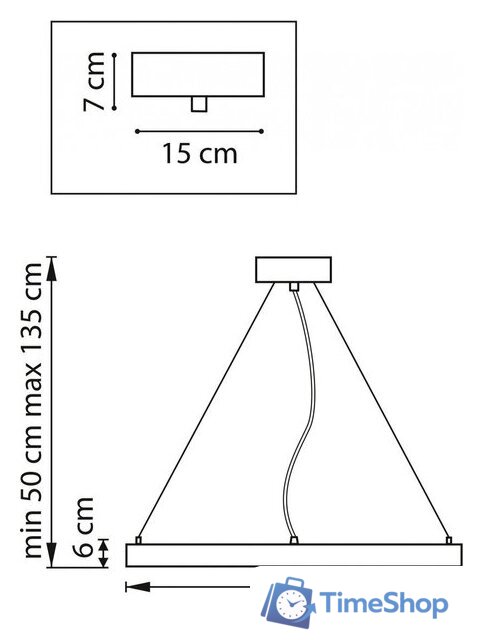 Подвесная люстра Lightstar Saturno 748043 - Изображение №5 — Интернет-магазин Time-Shop