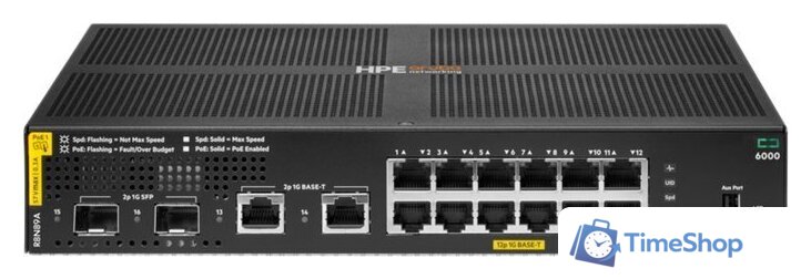 Управляемый коммутатор 2-го уровня Aruba 6000 Series R8N89A - Изображение №1 — Интернет-магазин Time-Shop