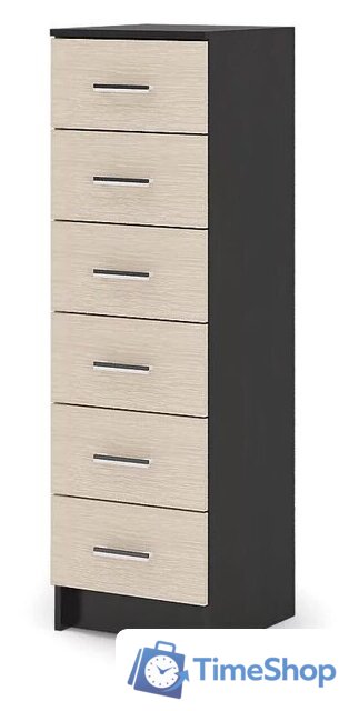 Комод Стендмебель Гармония КМ-602 (дуб белфорт/венге) - Изображение №1 — Интернет-магазин Time-Shop