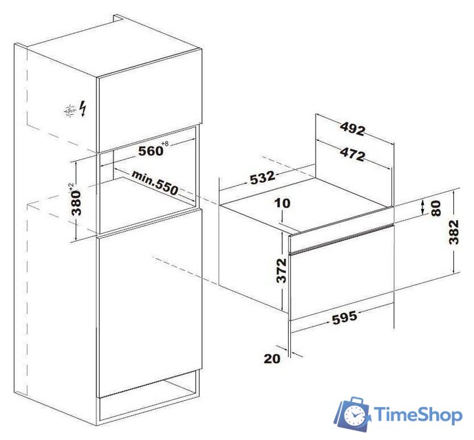 Микроволновая печь Weissgauff BMWO-342 DW Touch - Изображение №7 — Интернет-магазин Time-Shop
