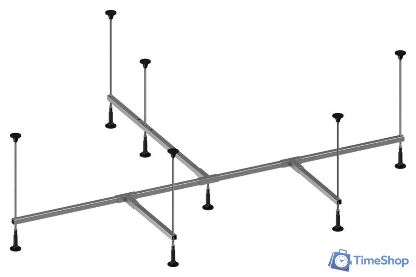 Ванна Lauter Majestica 140x140 21040140 (с каркасом и лицевым экраном) - Изображение №8 — Интернет-магазин Time-Shop