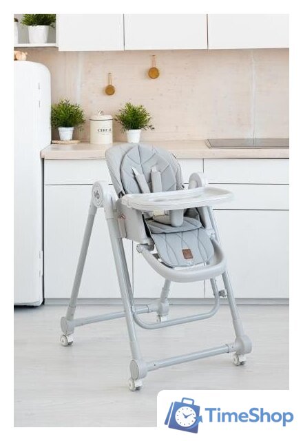 Высокий стульчик VipBaby Milan (rocky grey) - Изображение №7 — Интернет-магазин Time-Shop