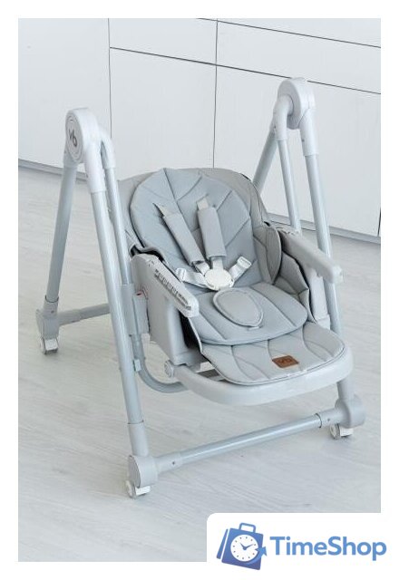 Высокий стульчик VipBaby Milan (rocky grey) - Изображение №3 — Интернет-магазин Time-Shop