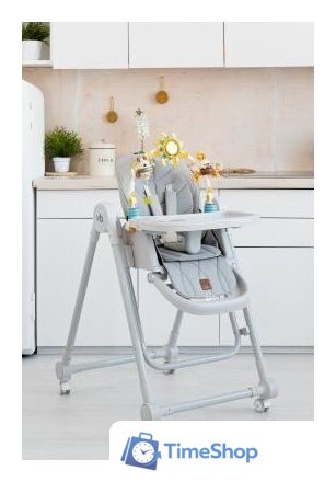 Высокий стульчик VipBaby Milan (rocky grey) - Изображение №1 — Интернет-магазин Time-Shop