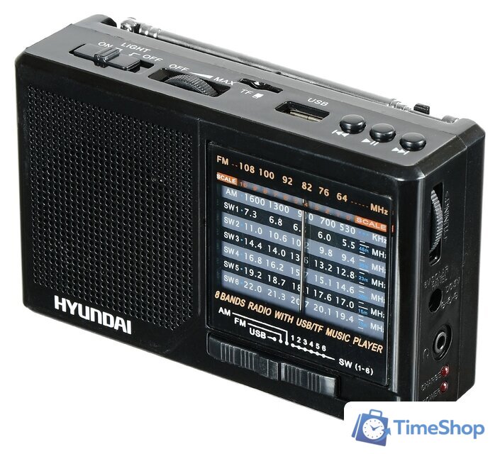 Радиоприемник Hyundai H-PSR140 - Изображение №2 — Интернет-магазин Time-Shop