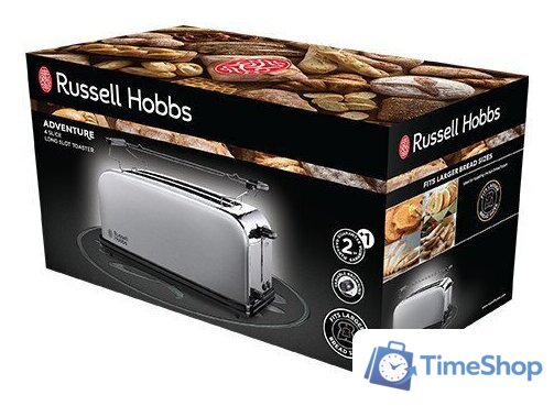 Тостер Russell Hobbs Adventure 4 Slice Long Slot 23610-56 - Изображение №3 — Интернет-магазин Time-Shop