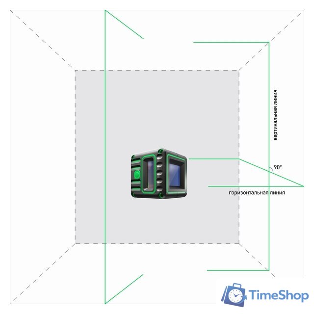 Лазерный нивелир ADA Instruments Cube 3D Green Professional Edition A00545 - Изображение №2 — Интернет-магазин Time-Shop