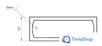 Ванна 1Марка Aelita 170x75 - Изображение №7 — Интернет-магазин Time-Shop