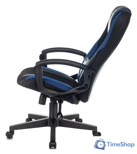 Игровое (геймерское) кресло Zombie 9 (черный/синий) - Изображение №5 — Интернет-магазин Time-Shop
