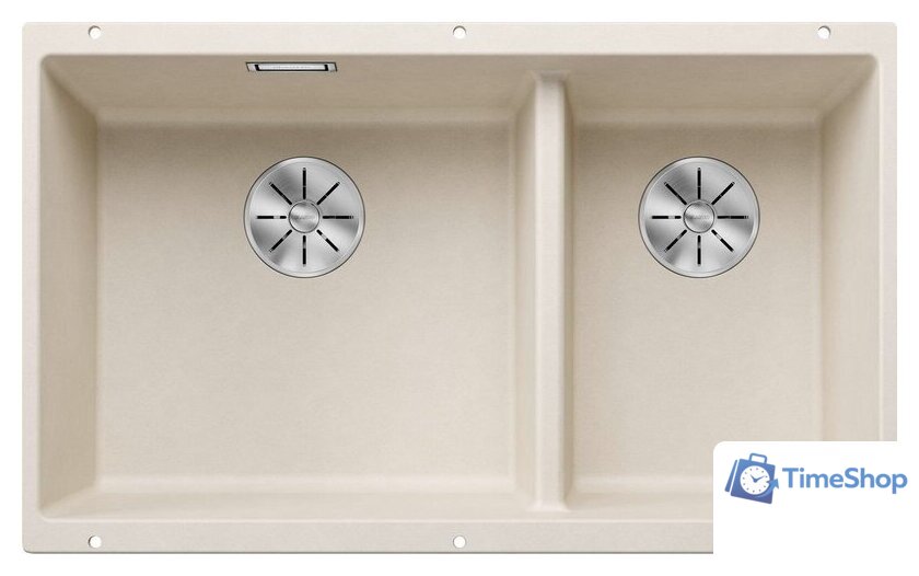 Кухонная мойка Blanco Subline 430/270-U 527167 (мягкий белый) - Изображение №2 — Интернет-магазин Time-Shop