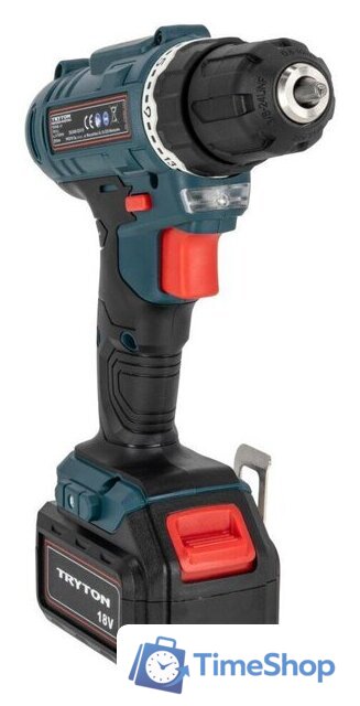 Дрель-шуруповерт Tryton TFV18 (с 1-им АКБ, кейс) - Изображение №9 — Интернет-магазин Time-Shop