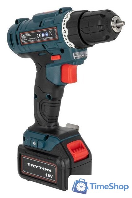 Дрель-шуруповерт Tryton TFV18 (с 1-им АКБ, кейс) - Изображение №8 — Интернет-магазин Time-Shop