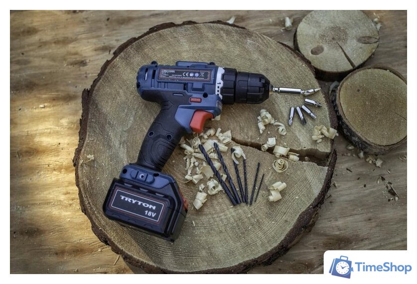 Дрель-шуруповерт Tryton TFV18 (с 1-им АКБ, кейс) - Изображение №13 — Интернет-магазин Time-Shop