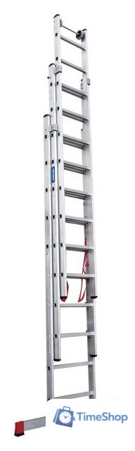 Лестница-стремянка Новая высота NV 523 трёхсекционная индустриальная 3x10 ступеней - Изображение №6 — Интернет-магазин Time-Shop