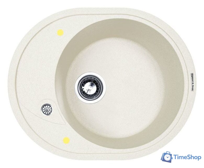 Кухонная мойка Zigmund & Shtain Kreis OV 575 (индийская ваниль) - Изображение №1 — Интернет-магазин Time-Shop
