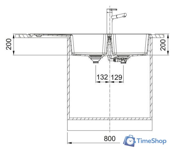 Кухонная мойка Franke Centro CNG 621-116 114.0710.233 (миндаль) - Изображение №3 — Интернет-магазин Time-Shop